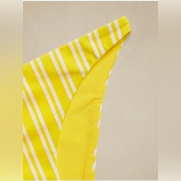 NWT! Banana Republic Onia Yellow Stripe Ashley Bikini Bottom - Multiple Sizes 💎 - Picture 3 of 6
